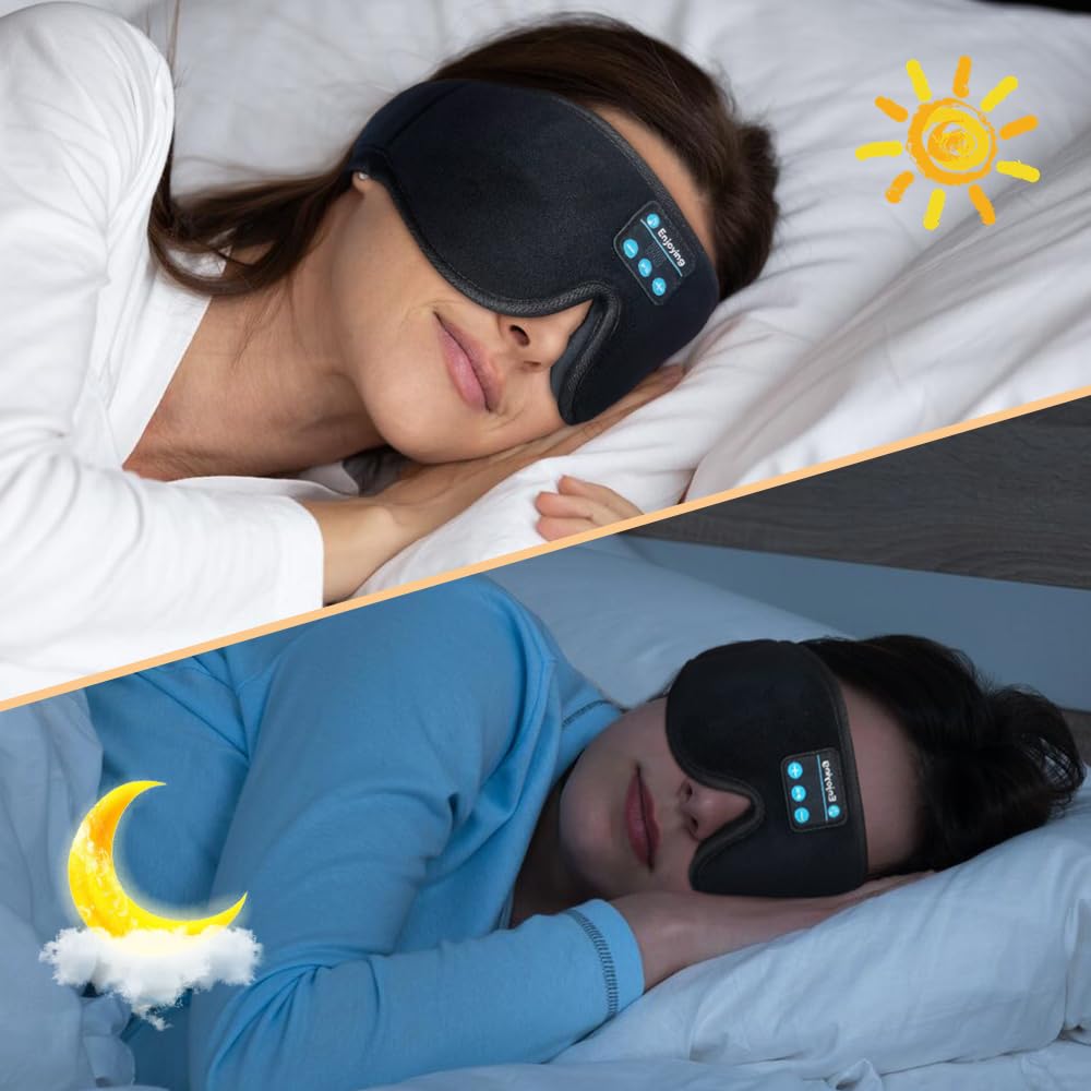 Zijden Slaapmasker - Met Bluetooth